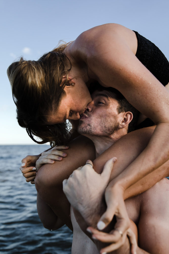 Brisbane Couples Photoshoot Photographer Beach Water